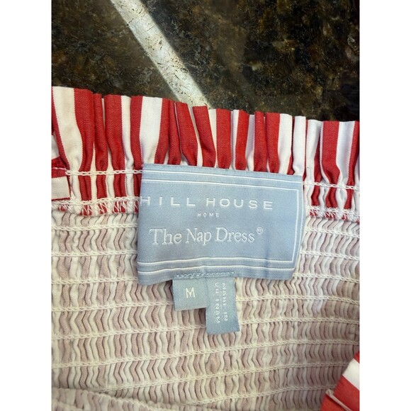 HILL HOUSE The Elizabeth Nap Dress in Cherry Stripe Size M NWOT - Picture 9 of 10